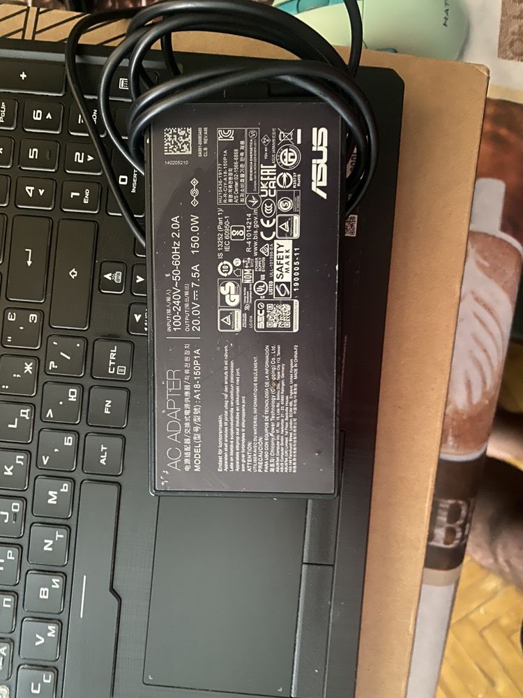 Ноутбук ASUS TUF Gaming F15 FX506 + Мышка HATOR