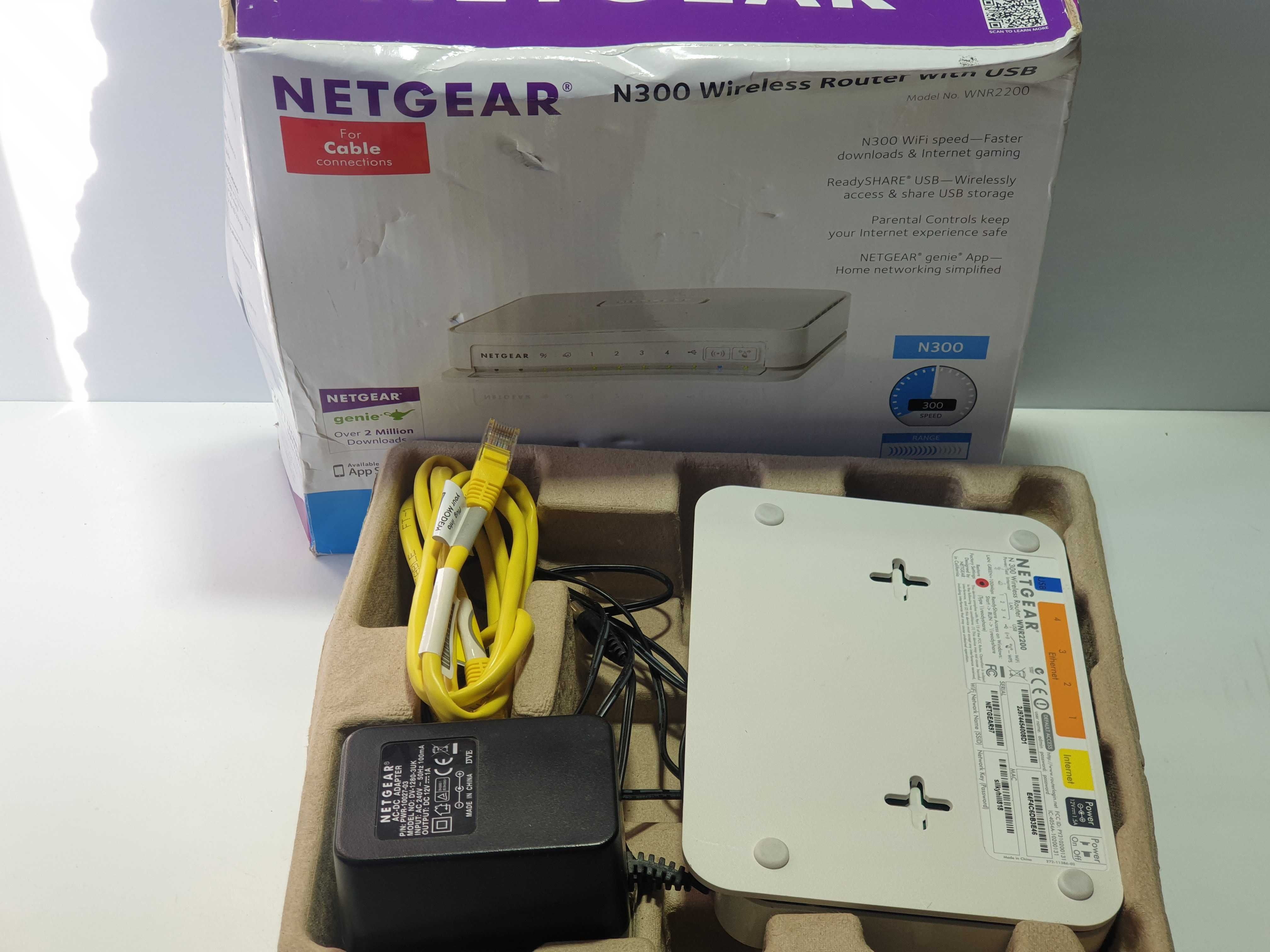 Роутер NETGEAR N300 WNR2200