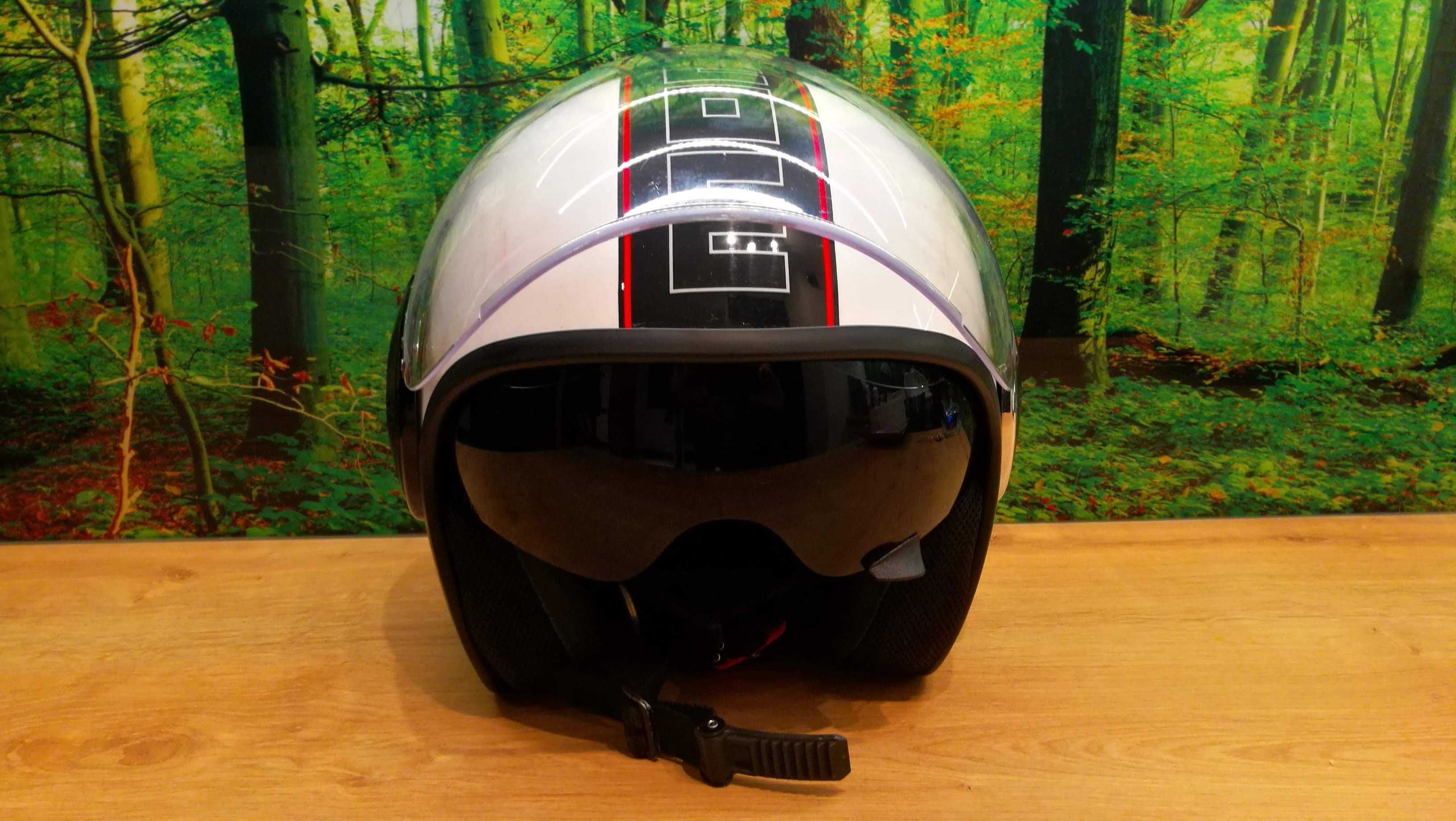 Kask Momo Design Mangusta z blendą na skuter rozm. L 56