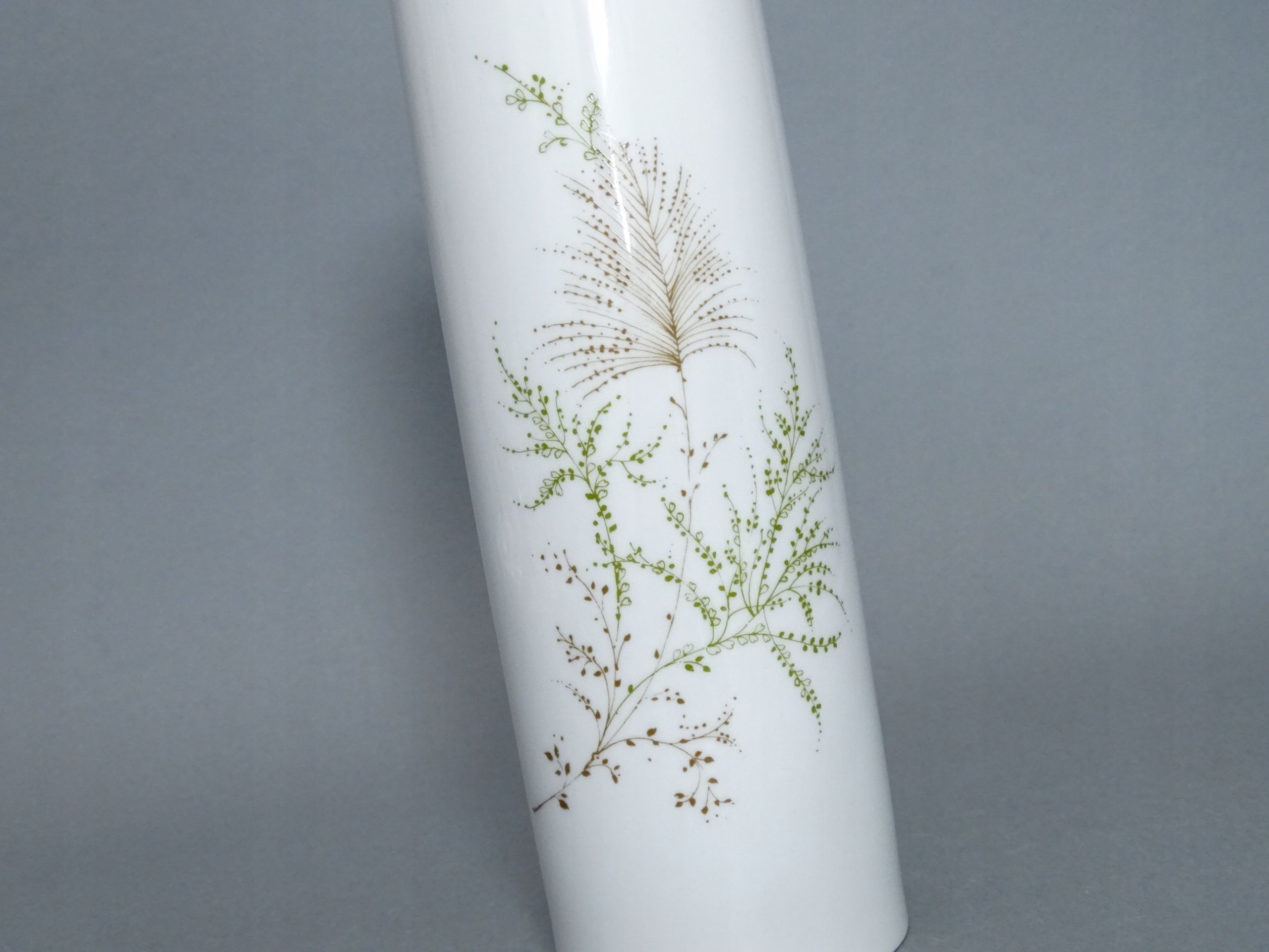 scherzer lata 60 piękny porcelanowy wazon
