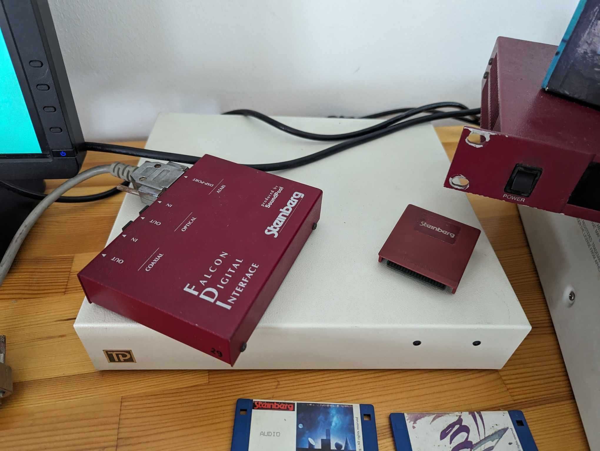 Atari Falcon 030, Yamaha CBX-D5, Steinberg FDI studio nagrań z lat 90'