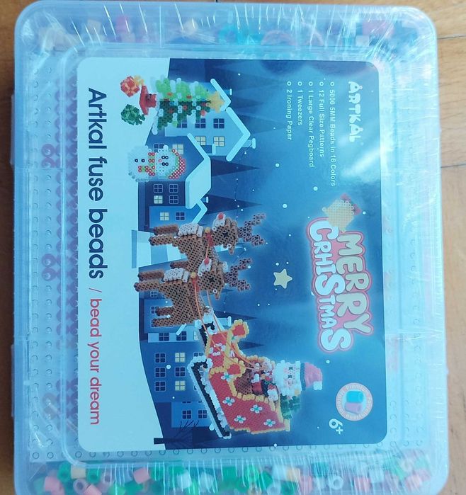 Koraliki do prasowania kreatywne świąteczne