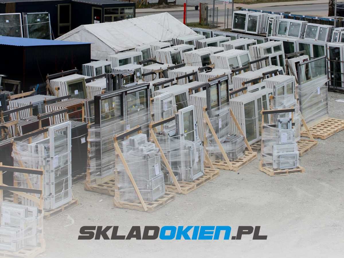 Okno 90x210 / 900x2100 FIX Antracyt - SKLADOKIEN.PL