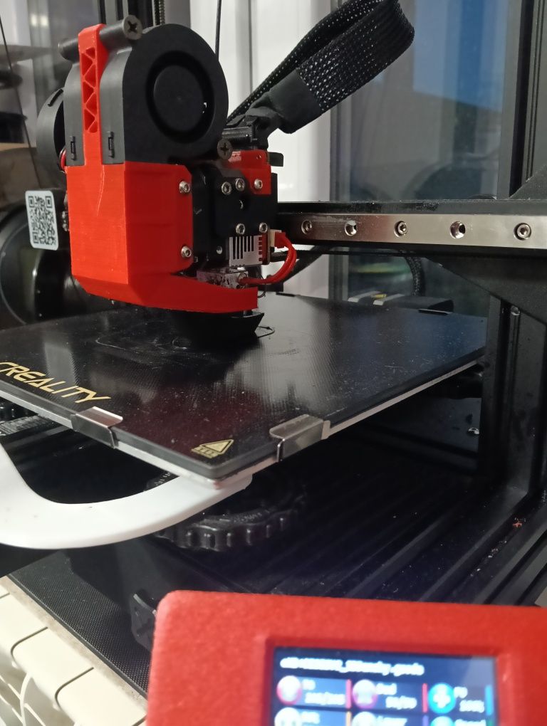 Ender 3v2, extruder sprite, Płyta BTT SKR. Doinwestowana do TPU