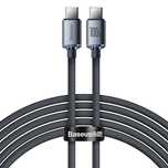 Kabel Baseus CAJY USB-C - USB-C PD 100W 5A 480Mb/s 2m - czarny