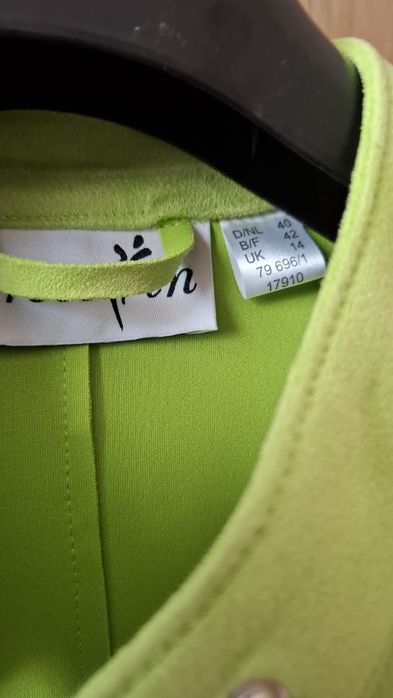 Żakiet damski zielony roz.40