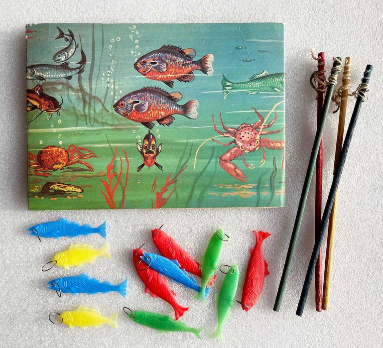 Antigo "Jogo da Pesca" da Majora ~ Anos 60 ~ Em Bom estado ~ RARO