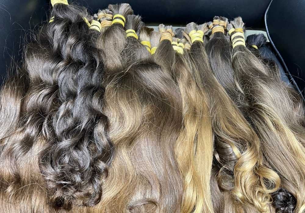 100% натуральне слов'янське волосся, купити волосся для нарощення