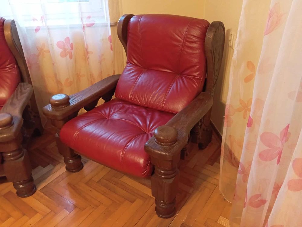 Komplet wypoczynkowy kanapa + 2 fotele