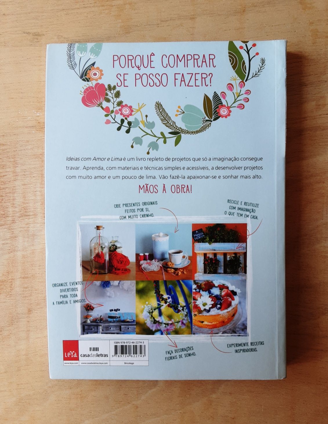 Livro "Ideias com Amor e Lima" de Maria de Melo Santos