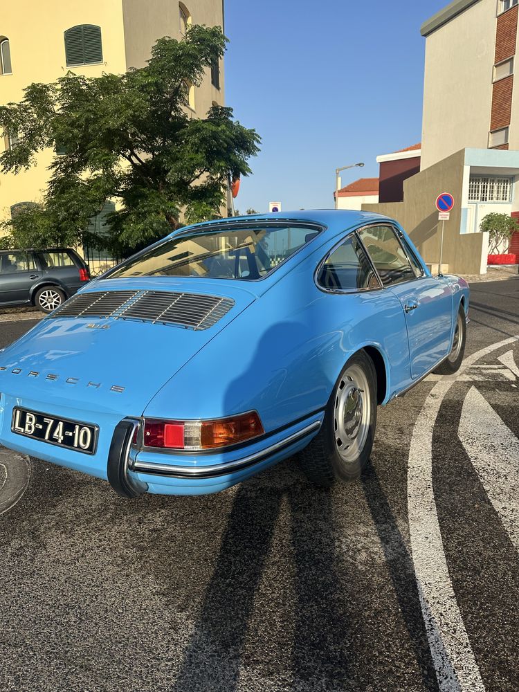 Porsche 912 – 1967 – Azul Riviera, Clássico Impecável