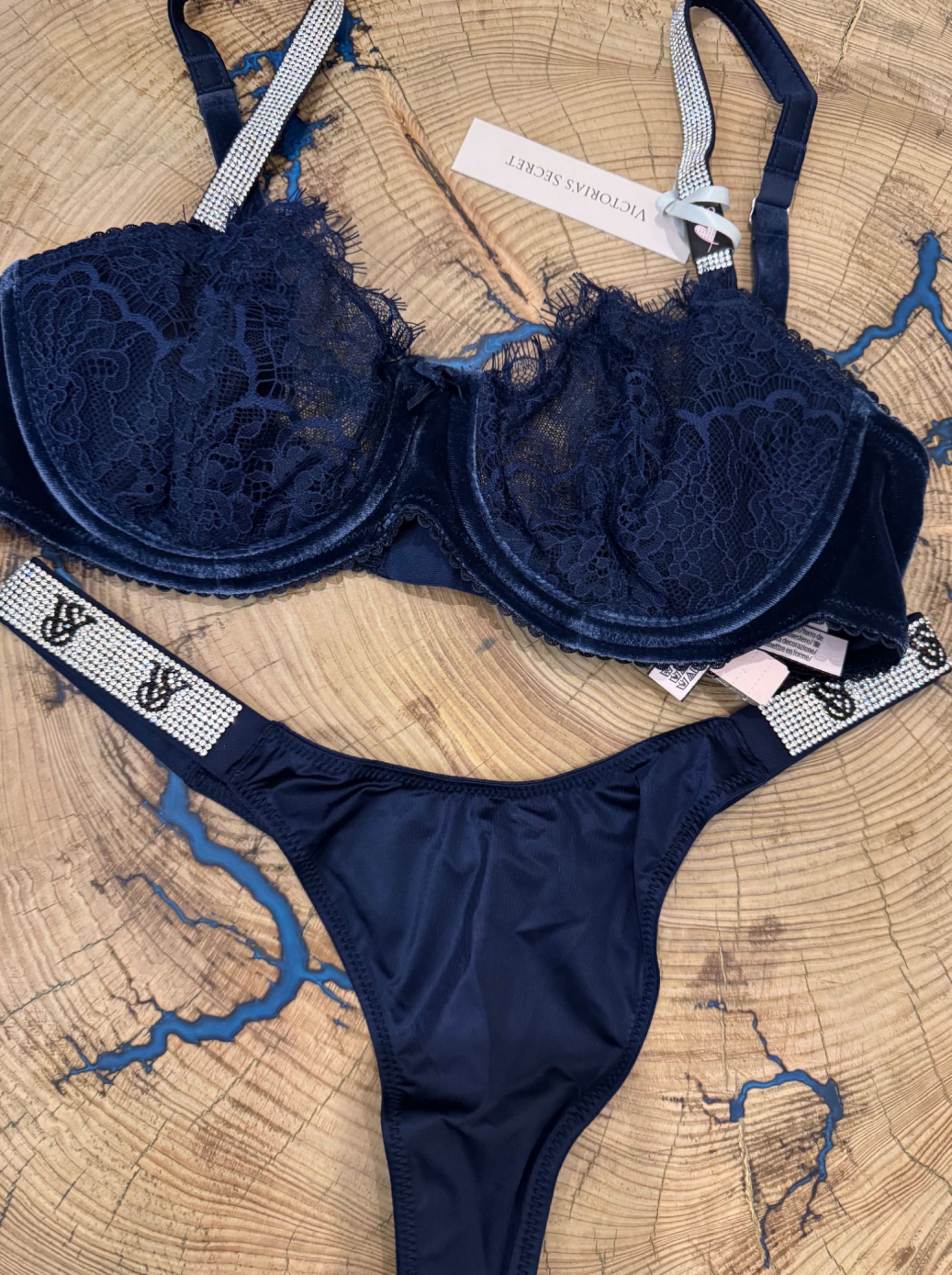 Оригинал бюстгальтер стразы пуш ап Victoria's Secret Виктория Сикрет