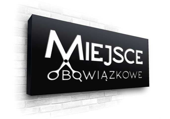 Kasetony Litery Led Ledony Frezowanie Dibond plexi montaż reklam