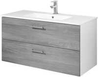 SZAFKA łazienkowa pod umywalkę meble łazienkowe 100x45 szare drewno
