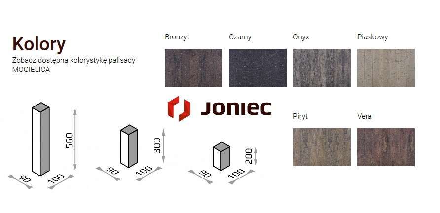 Palisada łupana MOGIELICA STONE JONIEC 20 30 56 Wysyłka Kurier Polska