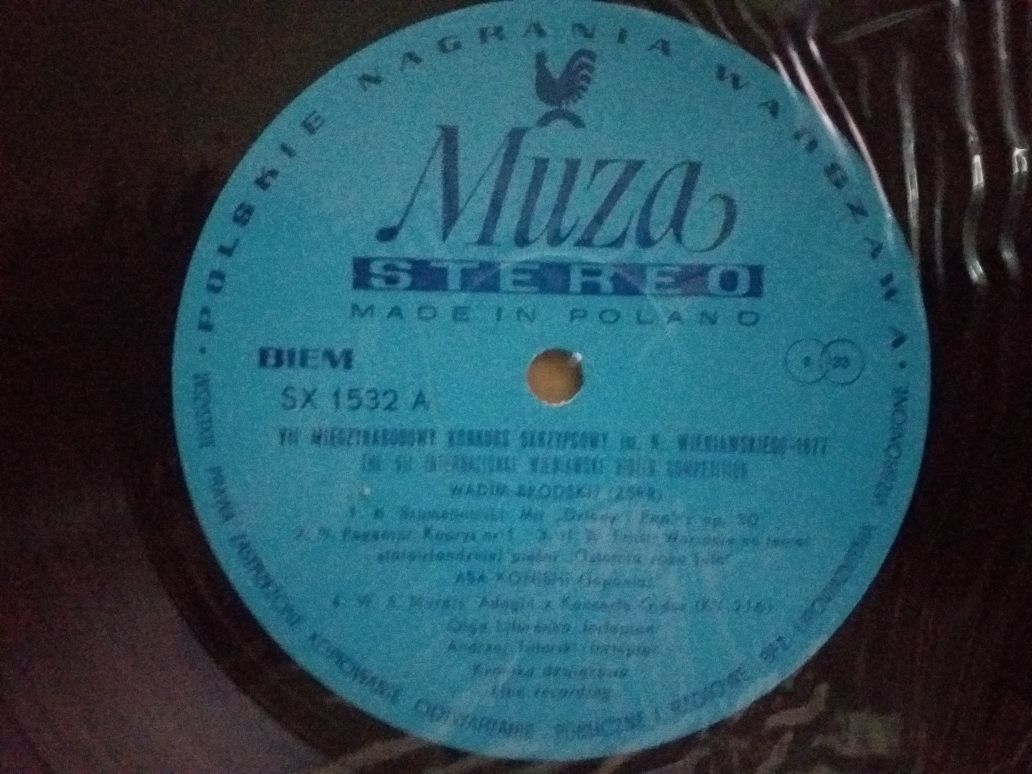 Vinyl VII Konkurs skrzypcowy Poznań 77 (V.Brodskij,Wajman) PN SX1532