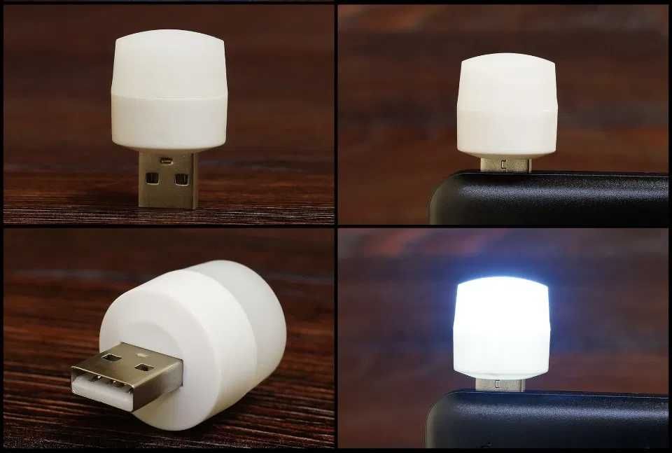 USB LED лампочка Denmen DS01 біла. Вінницька Мережа Магазинів TAKSA