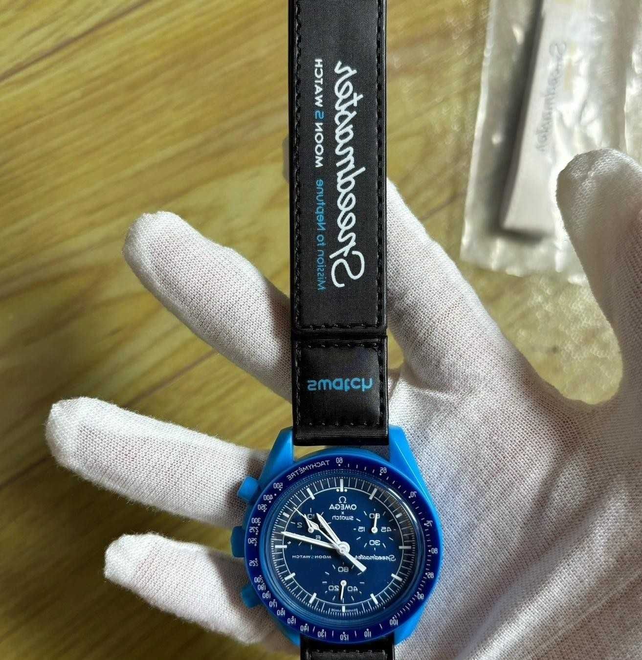 Omega x Swatch Mission to Neptune SO33N100 - oryginalny BIOCERAMICA