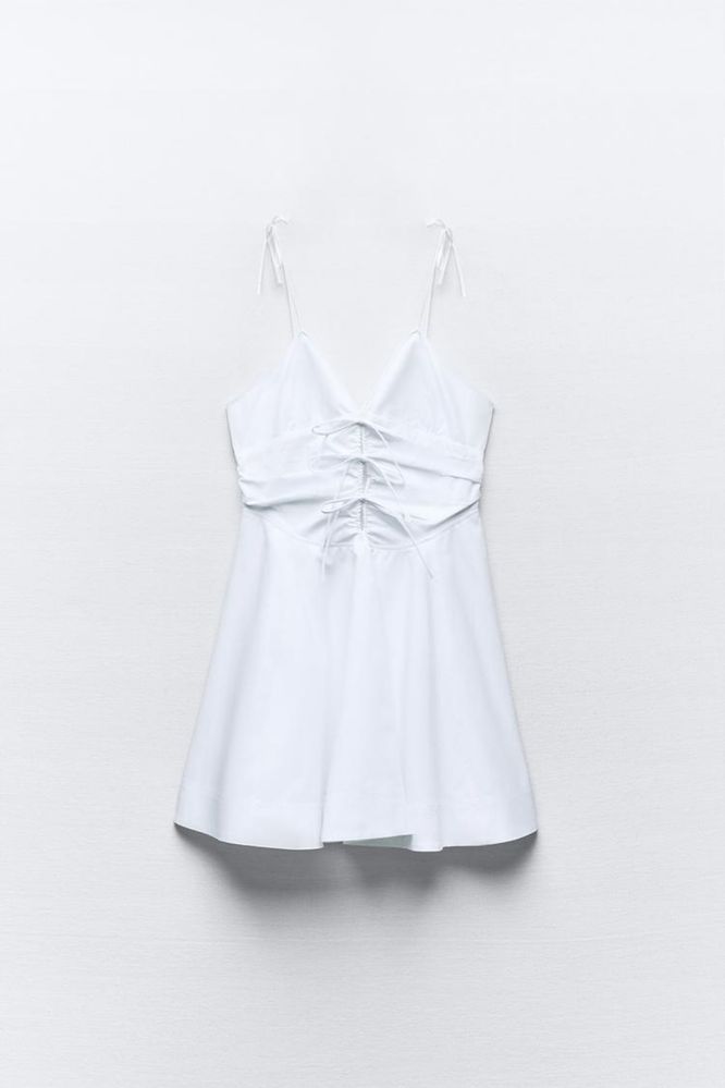 Платье с завязками  Zara