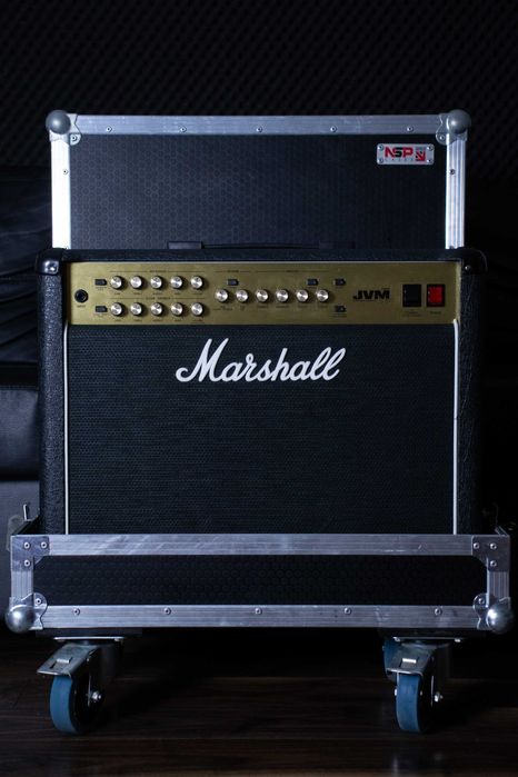 Marshall JVM215C 2-Channel 50-Watt 1x12" + NSP Cases (UK) + Footswitch