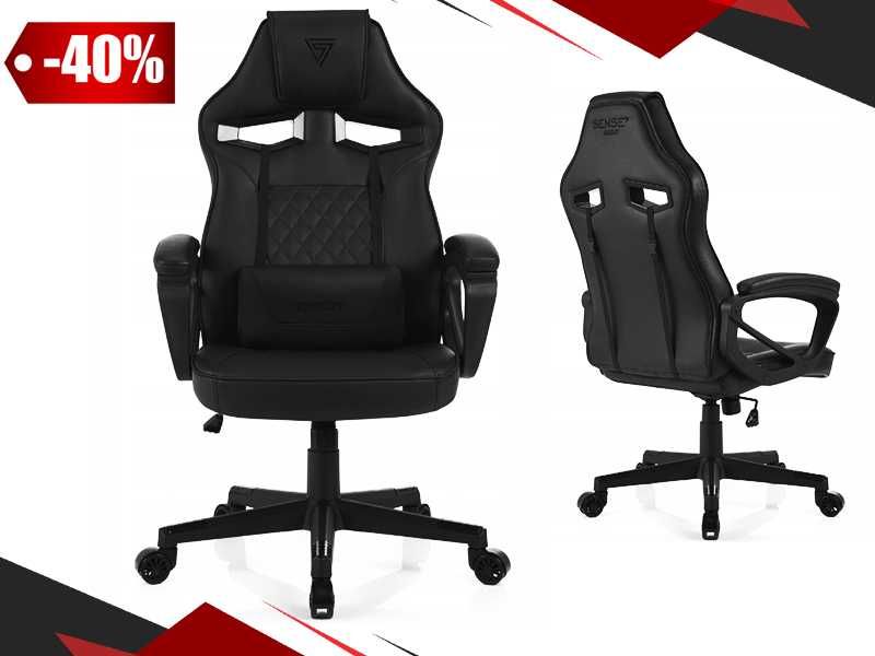 Nowy FOTEL GAMINGOWY Biurowy Obrotowy Krzesło Biurowe | GRATIS