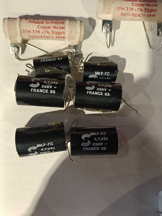 деталі для кросоверів акустичних систем Mundorf ... преміальні