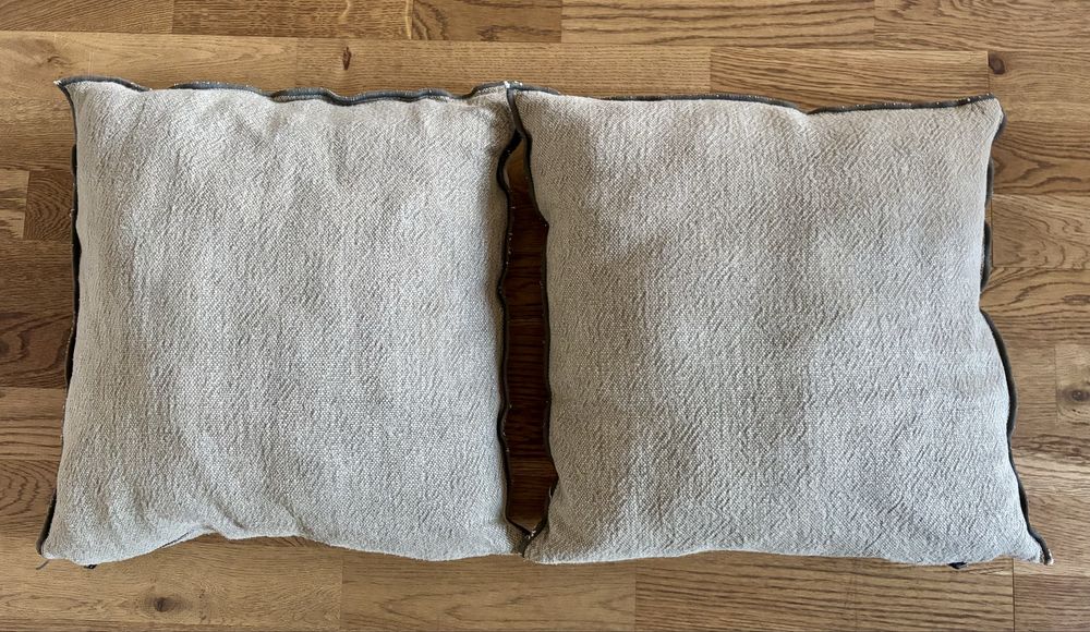 2 poduszki Zara home 45x45cm 45% len