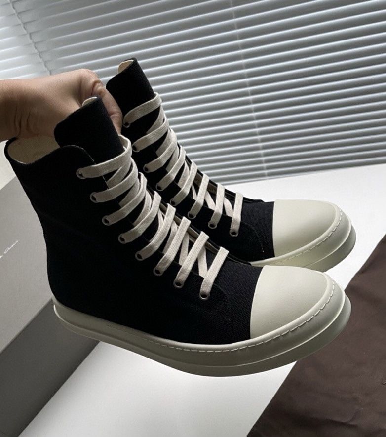 Нові Кеди Rick Owens Ramones High/size 41,42,43,44/Преміум якість!