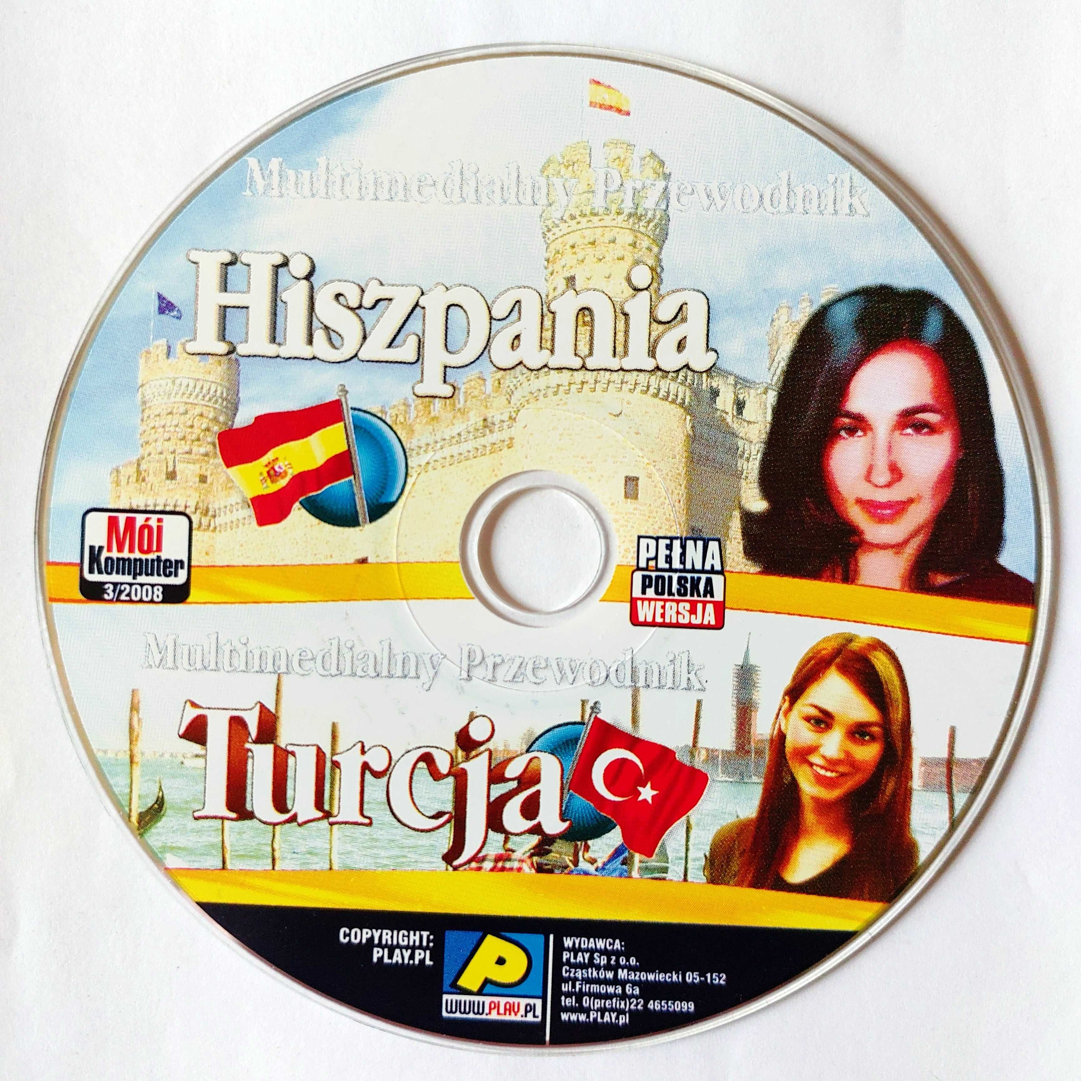 HISZPANIA + TURCJA | przewodniki multimedialne po polsku na PC