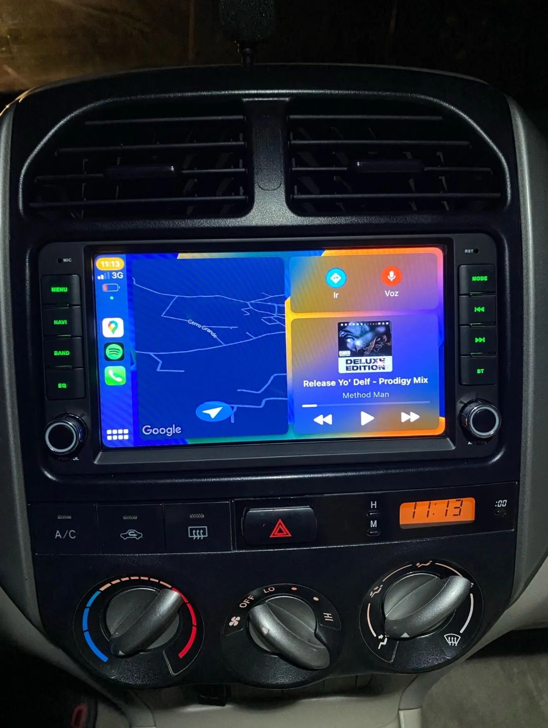 Rádio Android 12 com GPS Toyota Hilux, Rav 4, Corolla (Artigo Novo)