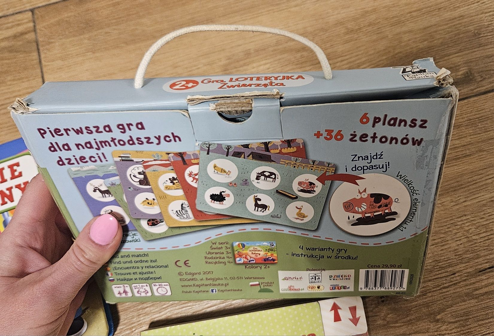 Zestaw zabawek Loteryjka, Puzzle Czuczu cyfry, książeczki