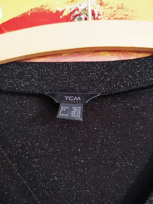 Bluzeczka/tunika z przędzą metalizowaną,Tchibo,rozm38