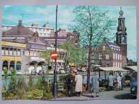 Stara duża widokówka Amsterdam