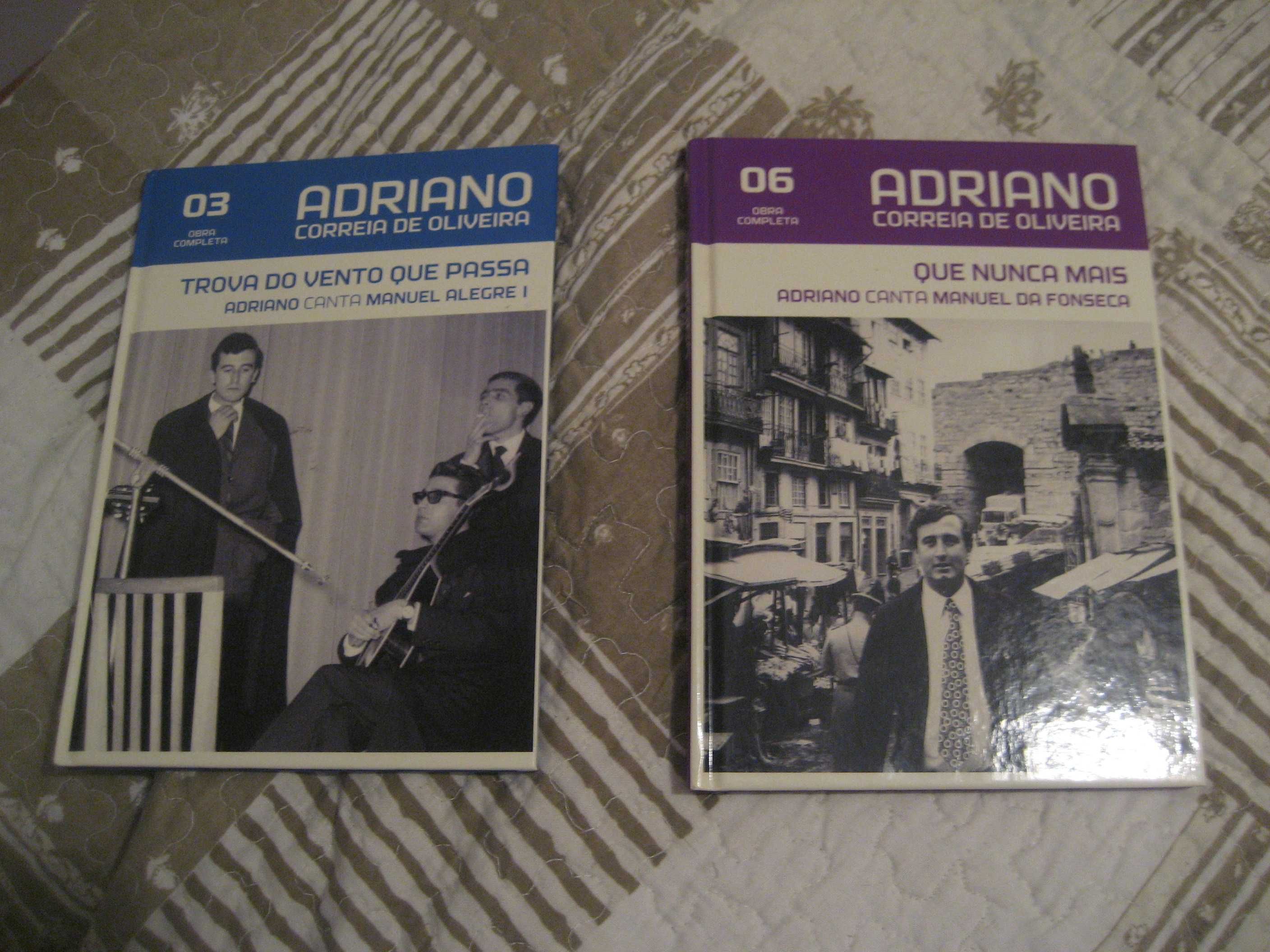 2 Livros / CDs Coleção Adriano Correia de Oliveira