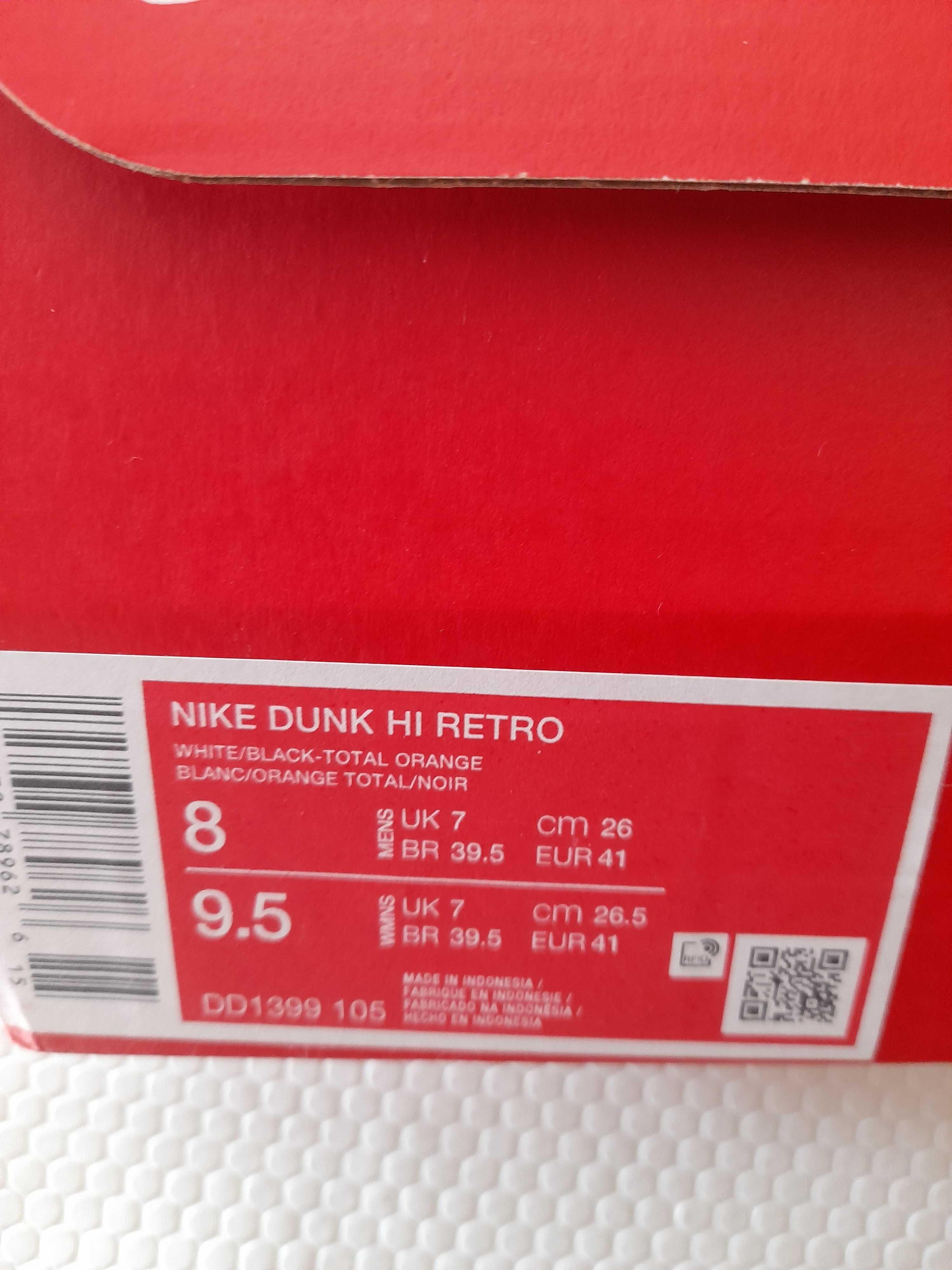 Ténis Nike Dunk Hi Retro