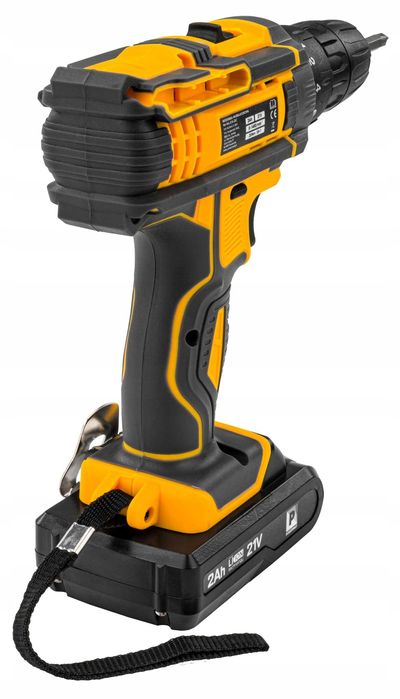 Wkrętarka Akumulatorowa 21V Mocna 2xAKU + BITY