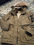 Kurtka chłopięca jesienna parka khaki r.140 H&M