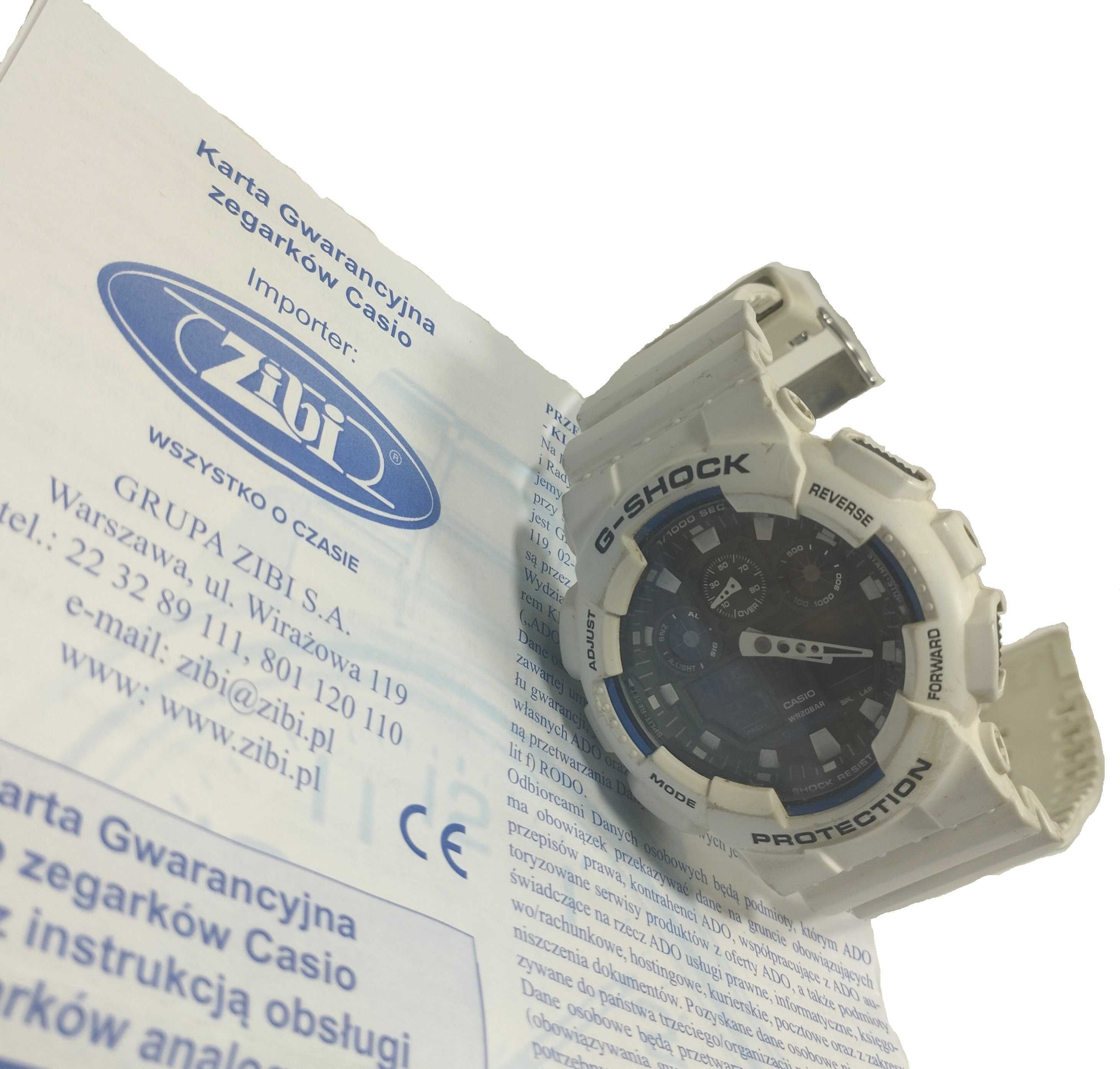 Zegarek CASIO G-SHOCK GA-100B Gwarancja