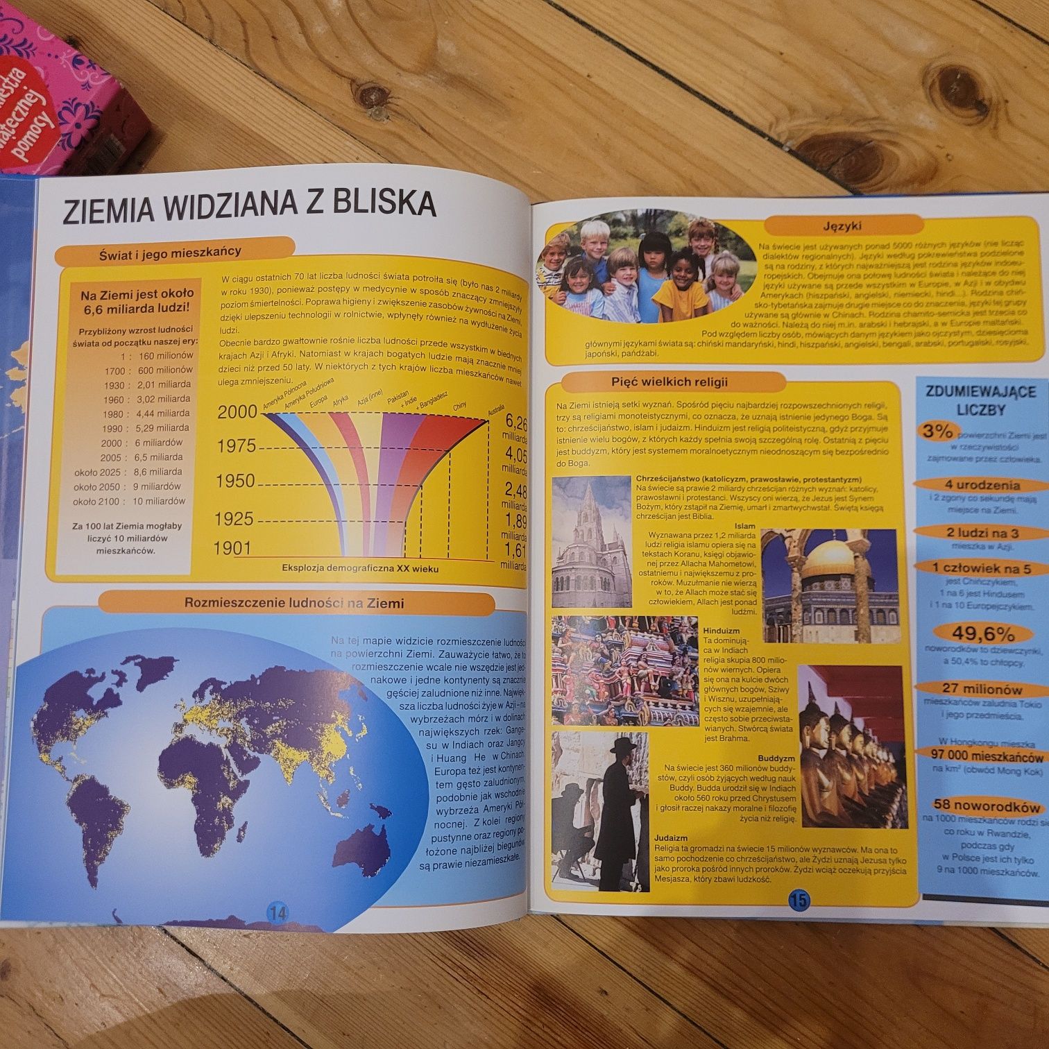 Ilustrowany atlas świata. Wydawnictwo Olesiejuk