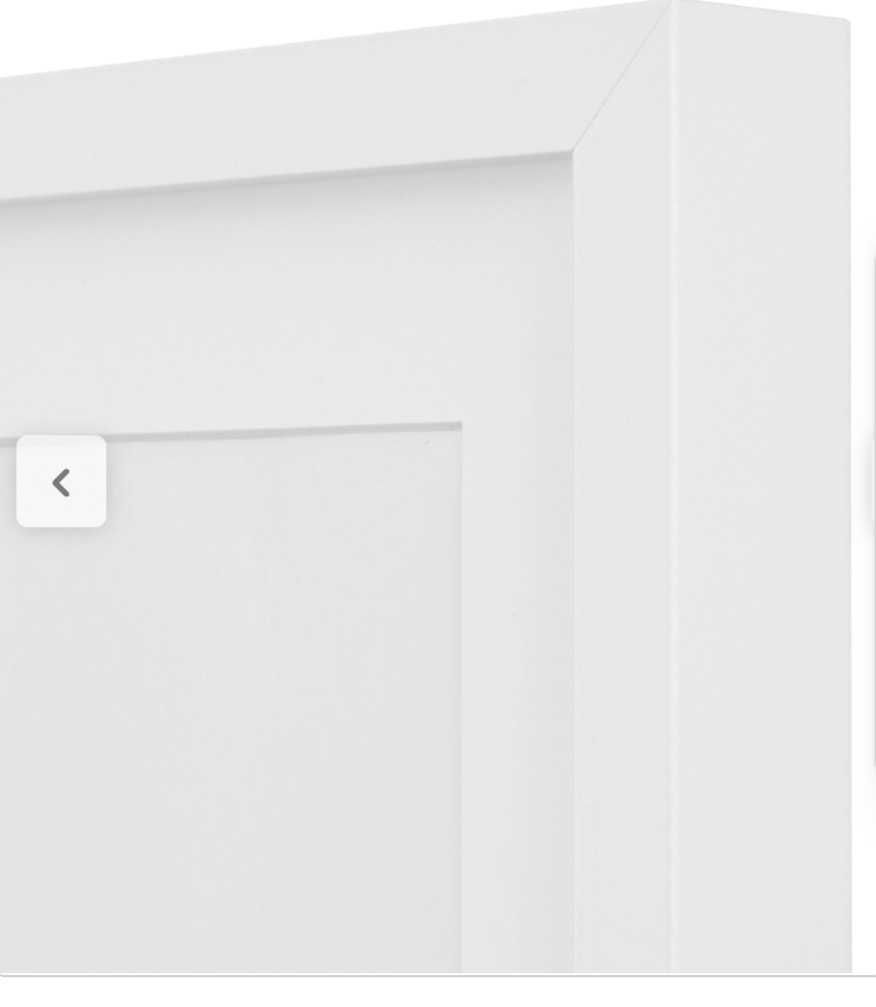 Moldura 60x80 cm branco Inspire Milo Leroy Merlin
