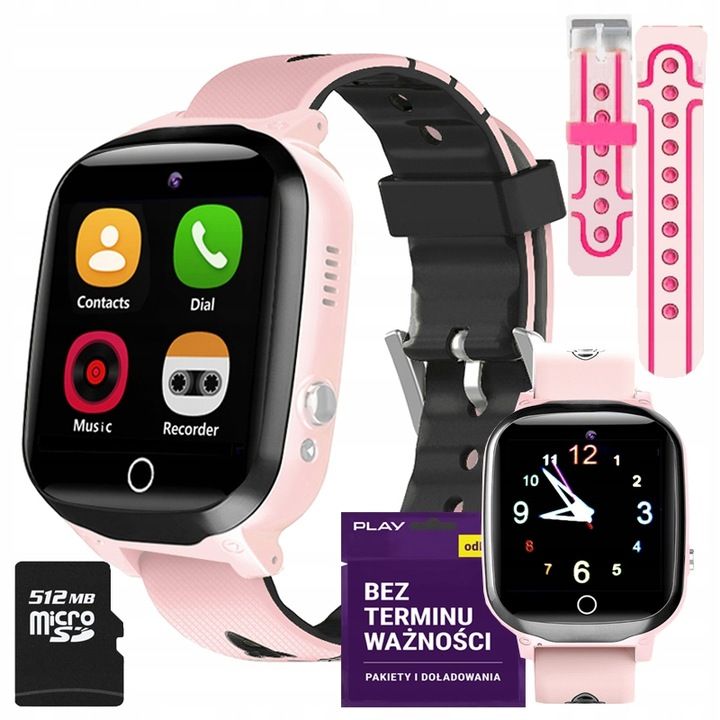 Smartwatch Zegarek Dla Dzieci Sim Aparat Telefon Gry Odtwarzacz Muzyki