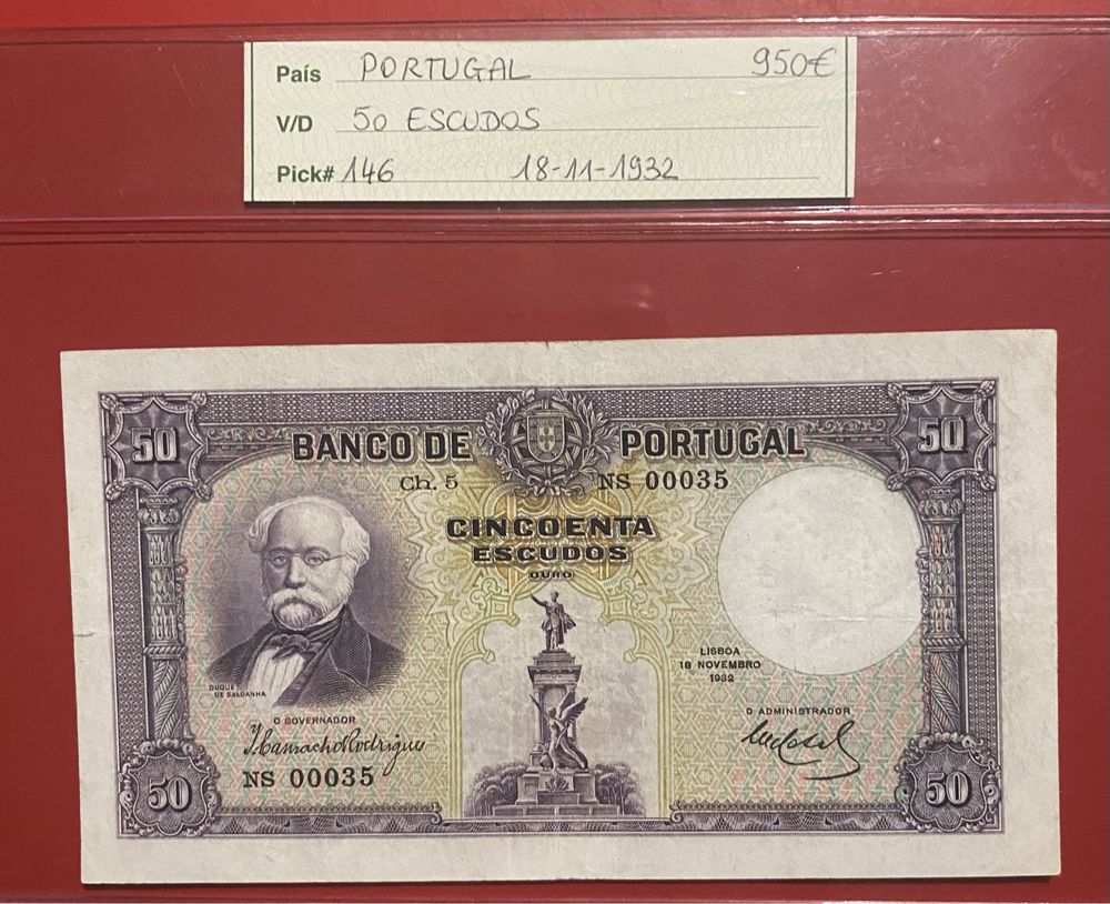 Nota 50$00 Ch.5 - 18 Novembro 1932