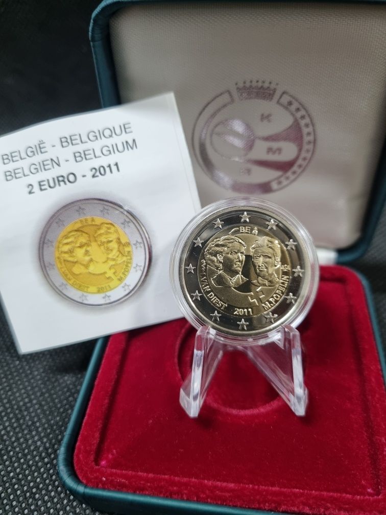 Moedas Comemorativas 2€ proof Bélgica