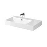 Cersanit Inverto Umywalka nablatowa 80x45 cm prawa biała