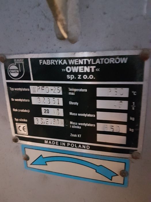 wentylator 22kw wpfo 25