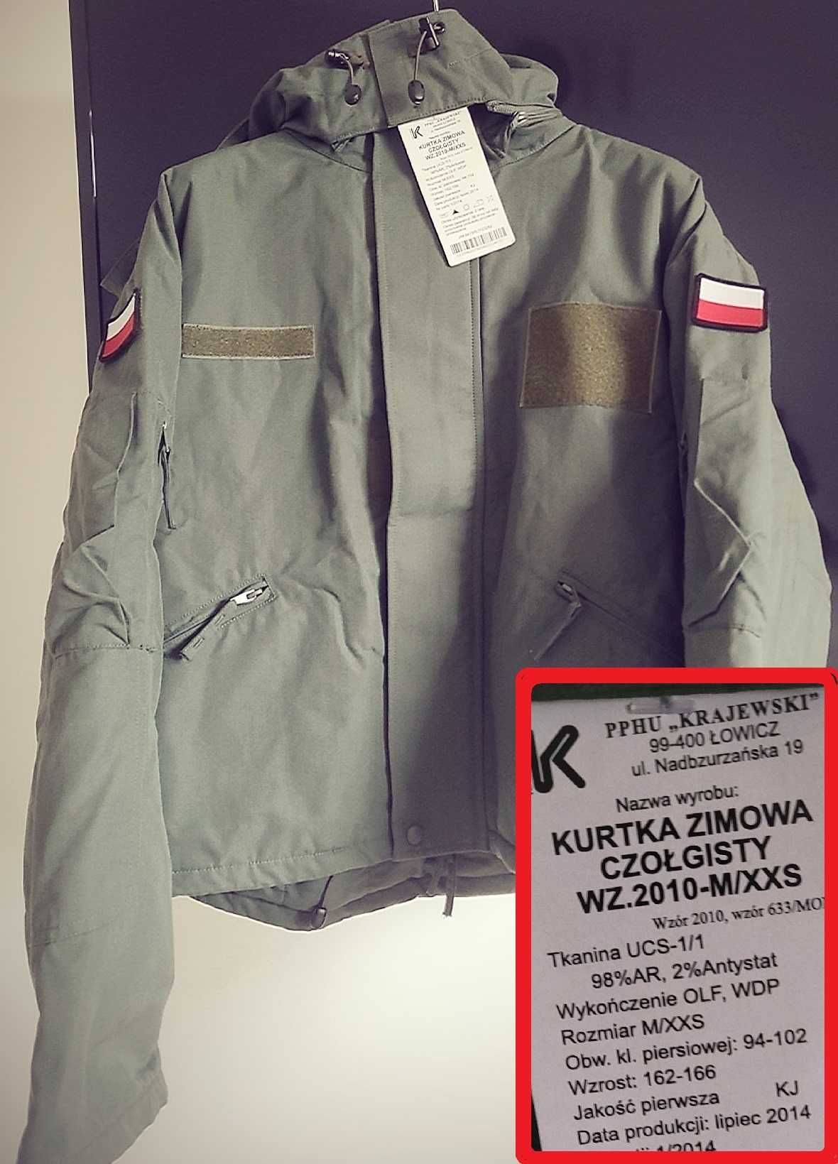 Nowa Kurtka Zimowa Czołgisty 633/MON rozm. M/XXS