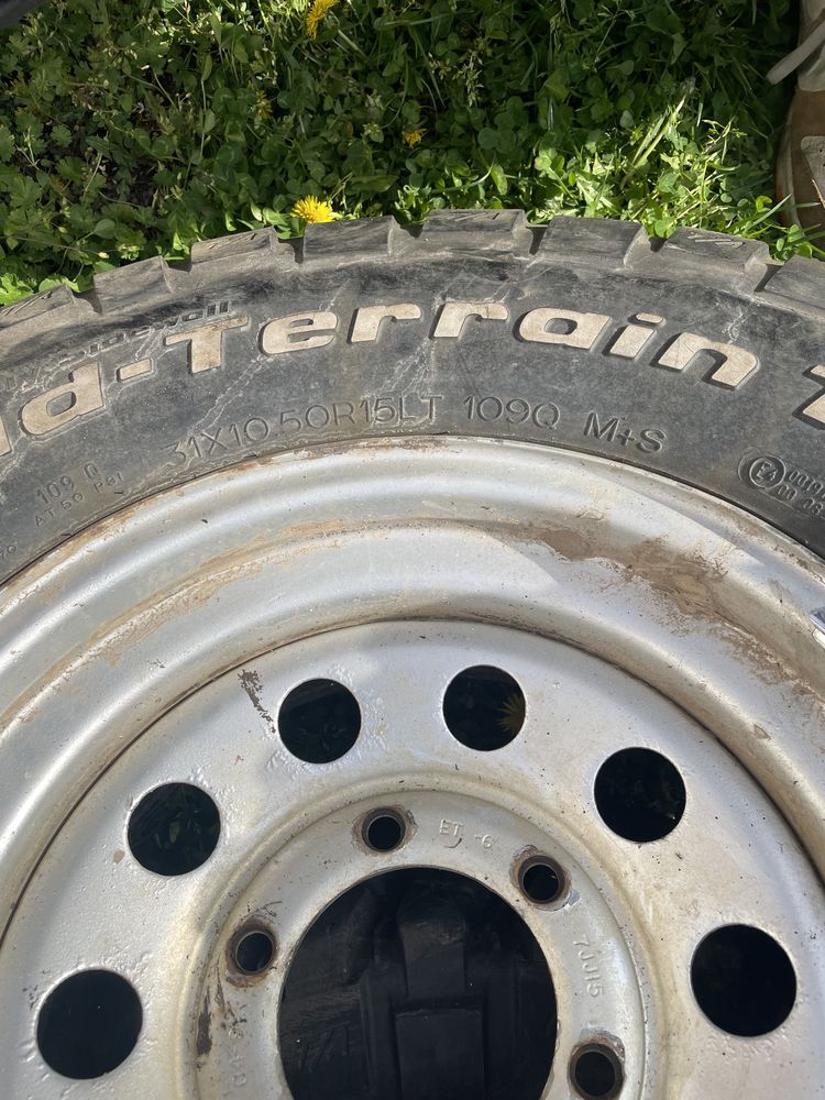 Opony terenowe MT 31”X10.50R15LT BFGoodrich Baja champion z felgą