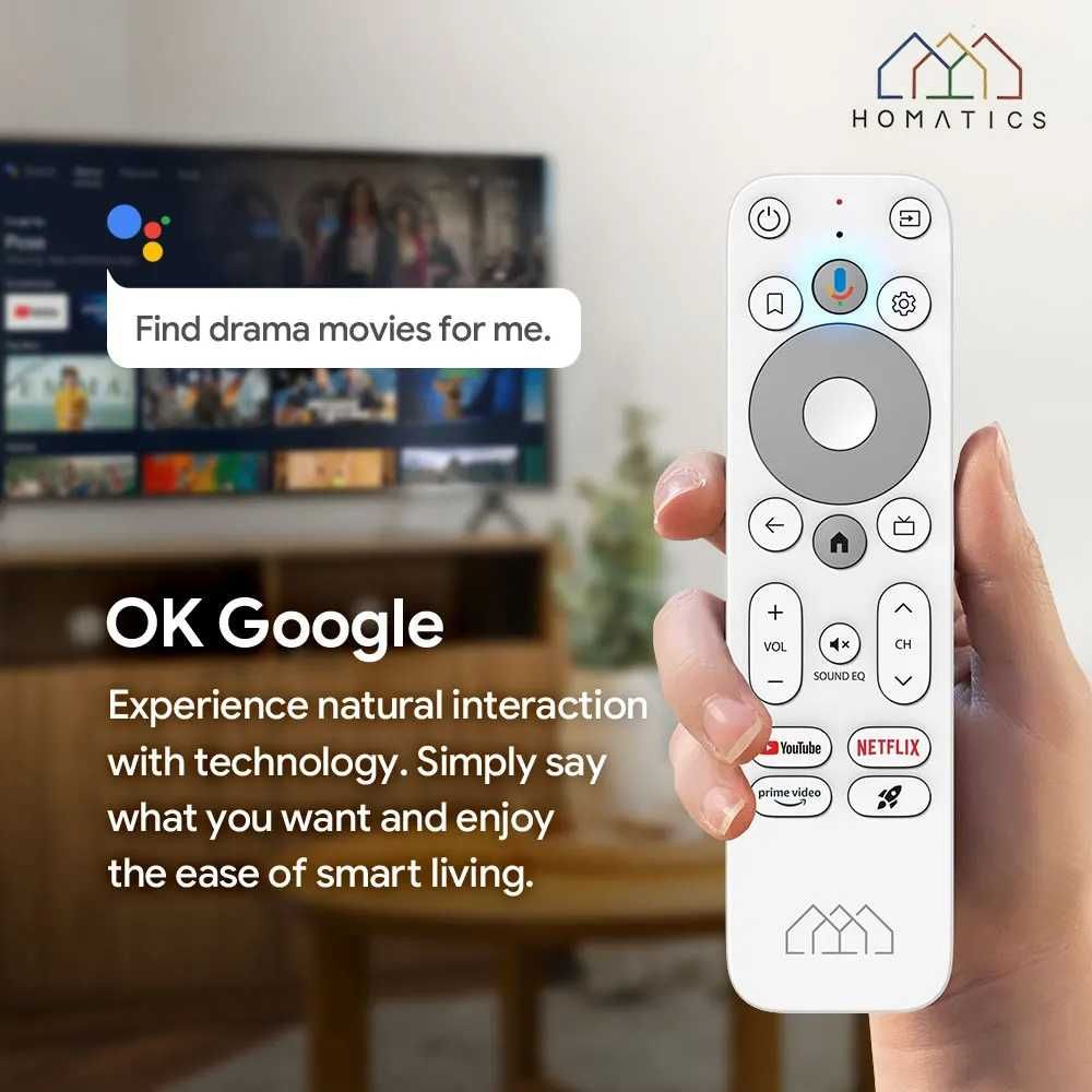 HOMATICS Box R 4K Plus 4/32GB Amlogic S905X4 WiFi6 NETFLIX TV Box