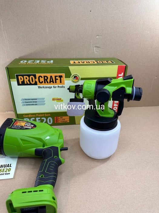 Фарбопульт акумуляторний Procraft PSE20 (без АКБ та ЗП)