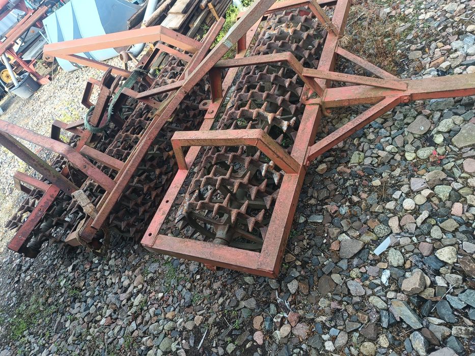 Pierścienie Crosskill wały posiewne uprawowe Cambridge ośki fi 50 rama